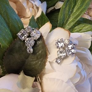 Vintage Rhinestone Earrings